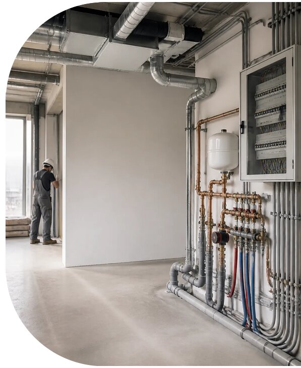 Комплексный монтаж инженерных систем в Медногорске от 3560 р. | АПаруса-Мдн
